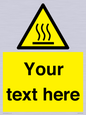 WV5187: Custom Hot Surface Sign