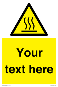 WV5187: Custom Hot Surface Sign