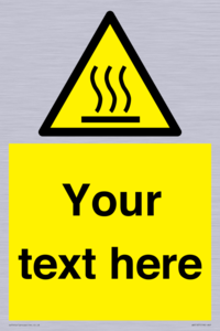 WV5187: Custom Hot Surface Sign