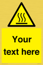 WV5187: Custom Hot Surface Sign