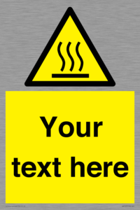 WV5187: Custom Hot Surface Sign