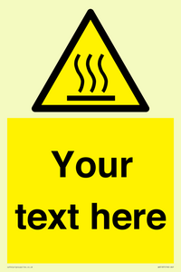 WV5187: Custom Hot Surface Sign