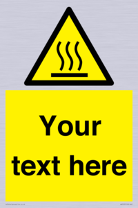WV5187: Custom Hot Surface Sign