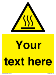 WV5187: Custom Hot Surface Sign