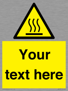 WV5187: Custom Hot Surface Sign
