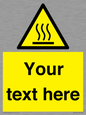 WV5187: Custom Hot Surface Sign