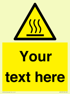 WV5187: Custom Hot Surface Sign