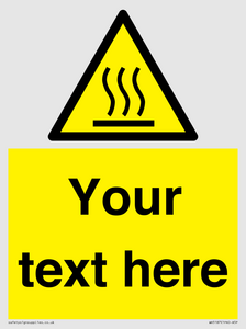 WV5187: Custom Hot Surface Sign