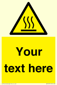 WV5187: Custom Hot Surface Sign