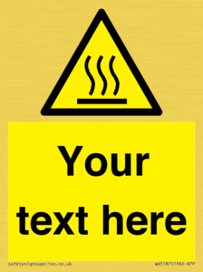WV5187: Custom Hot Surface Sign