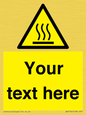WV5187: Custom Hot Surface Sign