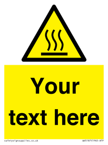 WV5187: Custom Hot Surface Sign