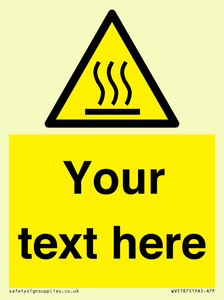 WV5187: Custom Hot Surface Sign