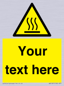 WV5187: Custom Hot Surface Sign