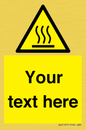 WV5187: Custom Hot Surface Sign