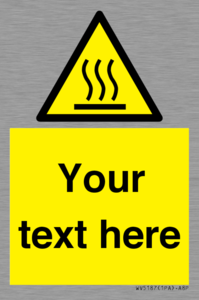 WV5187: Custom Hot Surface Sign