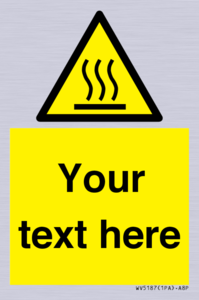 WV5187: Custom Hot Surface Sign