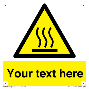 WV5187: Custom Hot Surface Sign