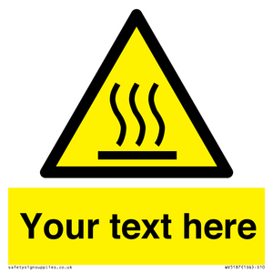 WV5187: Custom Hot Surface Sign
