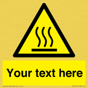 WV5187: Custom Hot Surface Sign