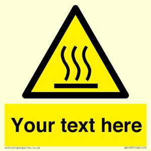 WV5187: Custom Hot Surface Sign