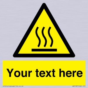 WV5187: Custom Hot Surface Sign