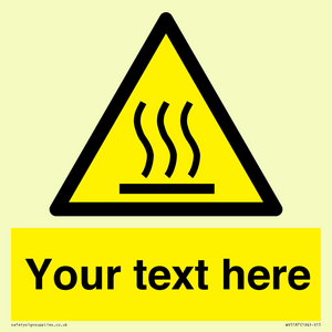 WV5187: Custom Hot Surface Sign
