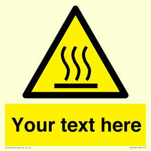 WV5187: Custom Hot Surface Sign
