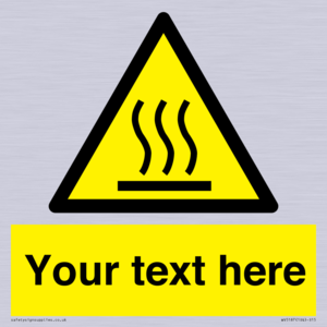 WV5187: Custom Hot Surface Sign