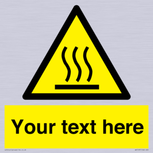 WV5187: Custom Hot Surface Sign