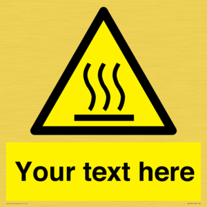 WV5187: Custom Hot Surface Sign