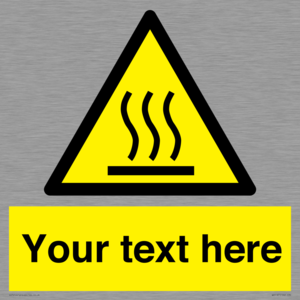 WV5187: Custom Hot Surface Sign