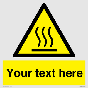 WV5187: Custom Hot Surface Sign