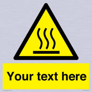 WV5187: Custom Hot Surface Sign