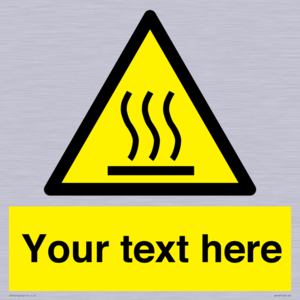 WV5187: Custom Hot Surface Sign