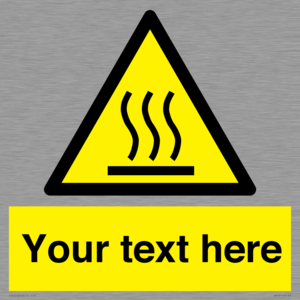 WV5187: Custom Hot Surface Sign