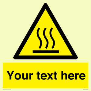 WV5187: Custom Hot Surface Sign