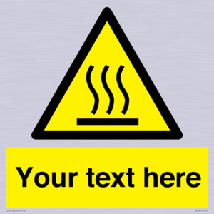 WV5187: Custom Hot Surface Sign