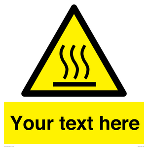 WV5187: Custom Hot Surface Sign