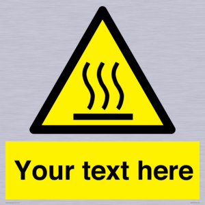 WV5187: Custom Hot Surface Sign