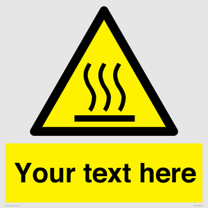 WV5187: Custom Hot Surface Sign