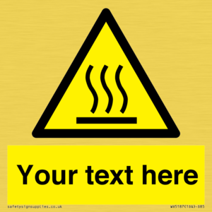 WV5187: Custom Hot Surface Sign