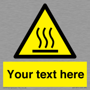 WV5187: Custom Hot Surface Sign