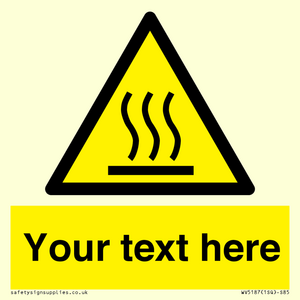 WV5187: Custom Hot Surface Sign