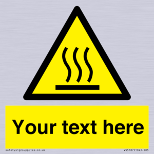 WV5187: Custom Hot Surface Sign