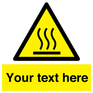 WV5187: Custom Hot Surface Sign