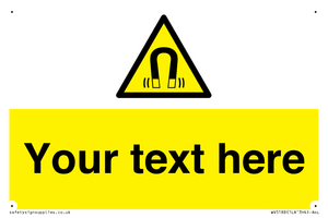 WV5188: Custom Magnetic Field Sign