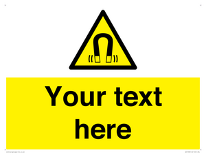 WV5188: Custom Magnetic Field Sign