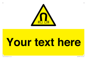 WV5188: Custom Magnetic Field Sign