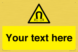 WV5188: Custom Magnetic Field Sign